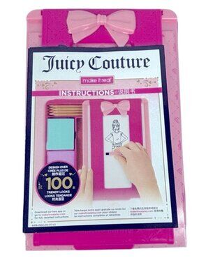 Juicy Couture Make It Real Fashion Design Complete Kit with Instructions
